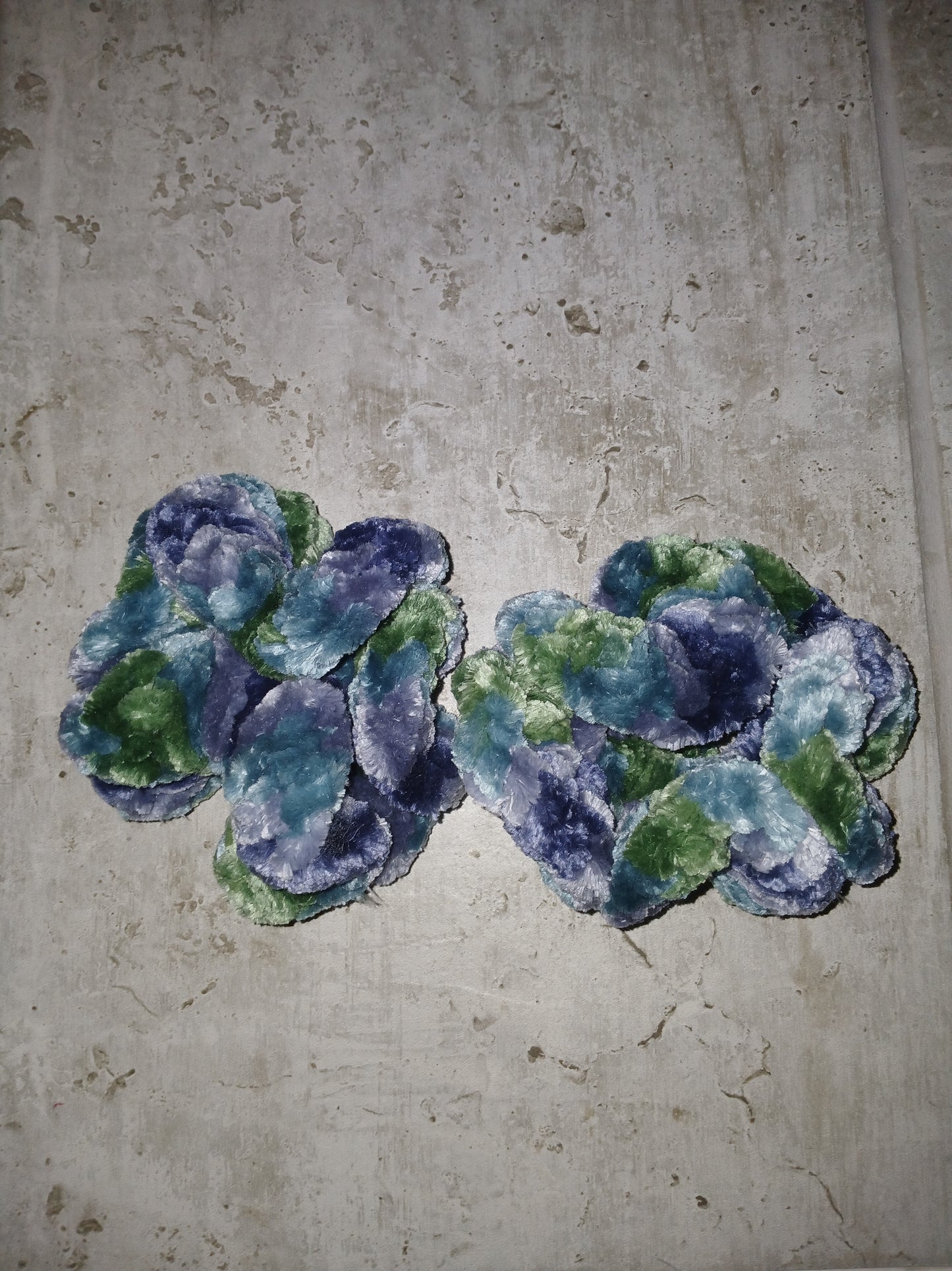 Fluffy Velvet Scrunchies (2 Pack)