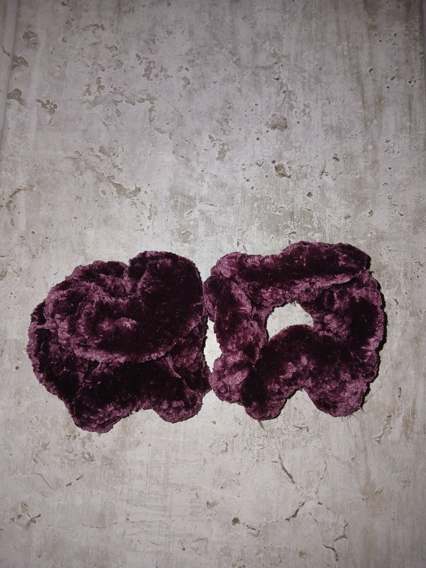 Fluffy Velvet Scrunchies (2 Pack)