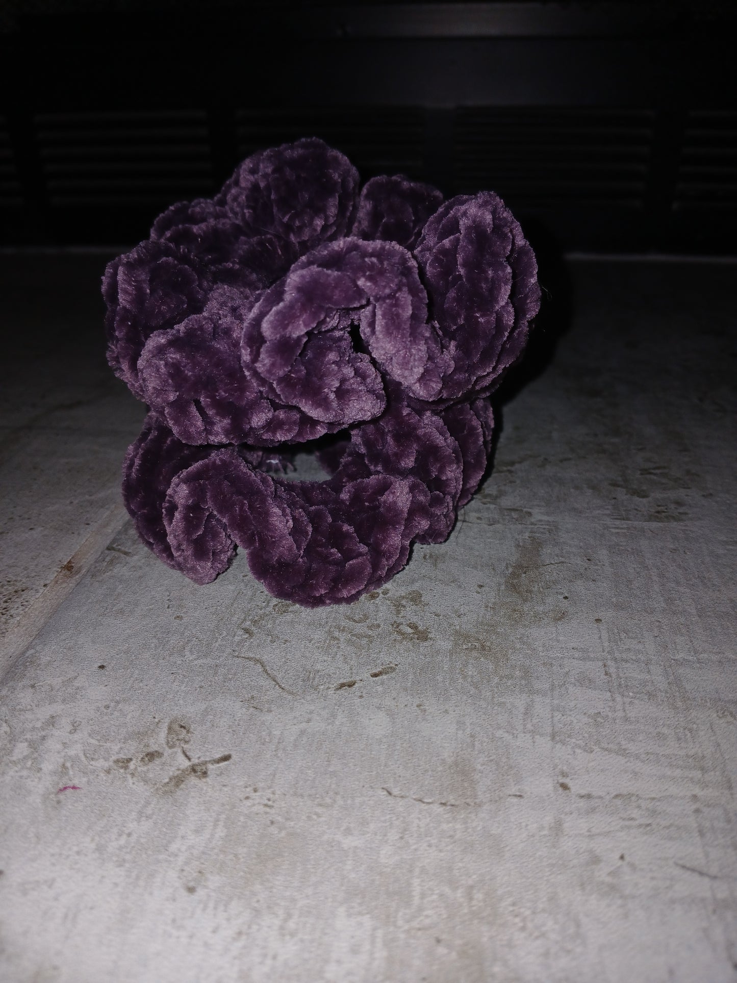 Dark Purple Velvet Scrunchies (2 Pack)