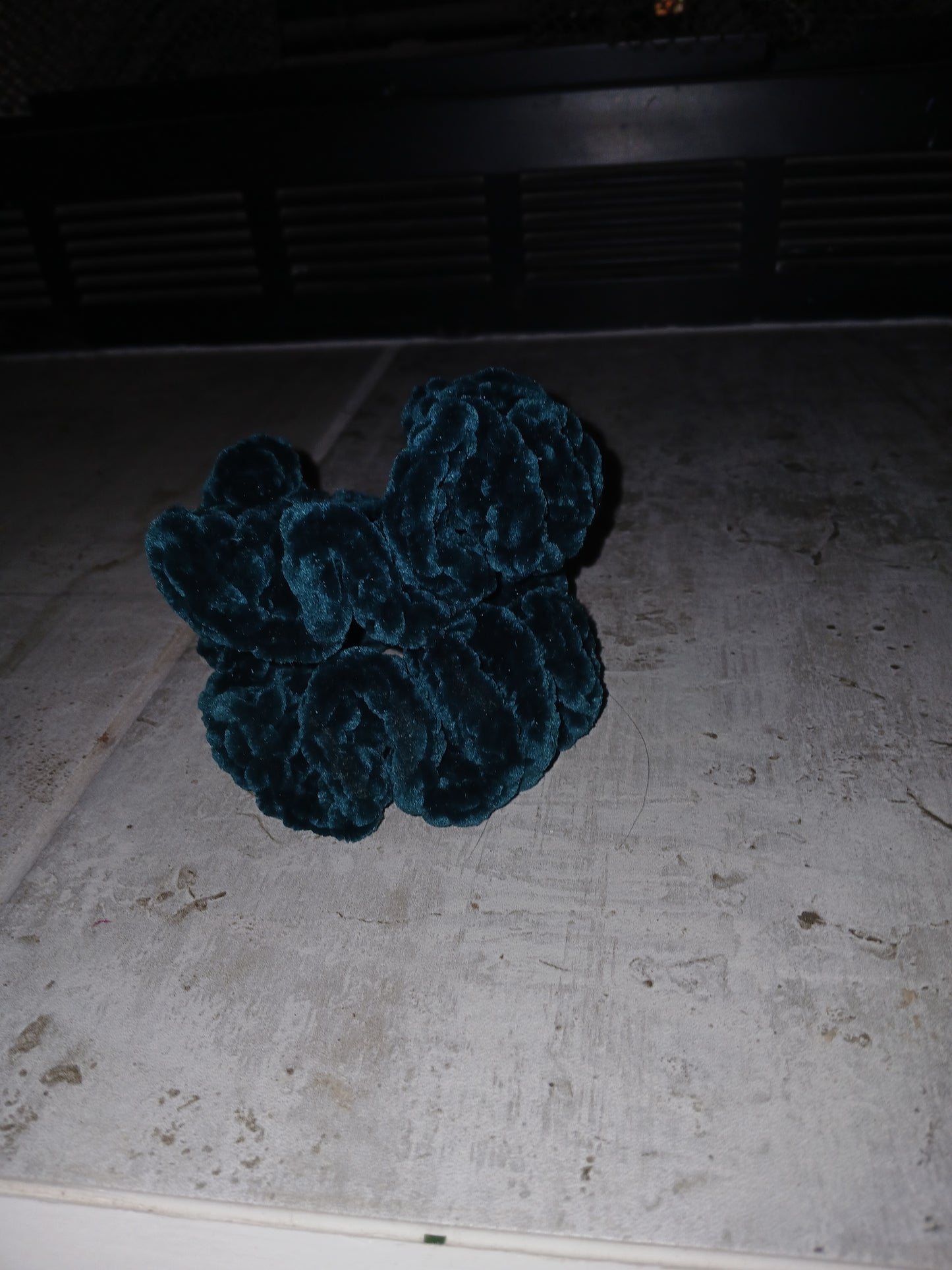 Dark Green Velvet Scrunchies (2 Pack)